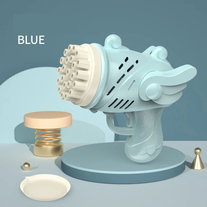 Bubble Gun LED Light Electric Automatic Soap Pomperos Bubble Machine Toys for Kids Outdoor Wedding Party Children's Gifts