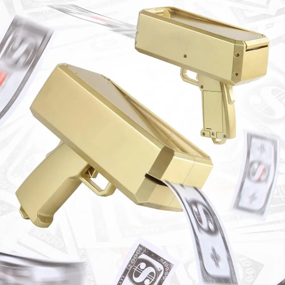 Electric Money Shooter Toy Gun Banknote Gun Shooter Toys Children's Toys Parent-child Interaction Props For Party Game Wedd O5u6