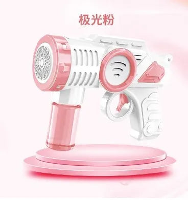 bubble gun 15 hole  children's toy oversized electric automatic bubble blowing gift