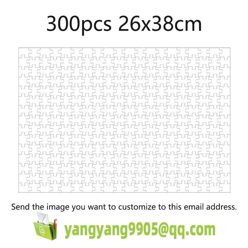 DIY Custom Jigsaw Puzzle Customize Your Own Personalized Picture Puzzle Anniversary Festival Gift Toy 108/200/300/500/1000/1500