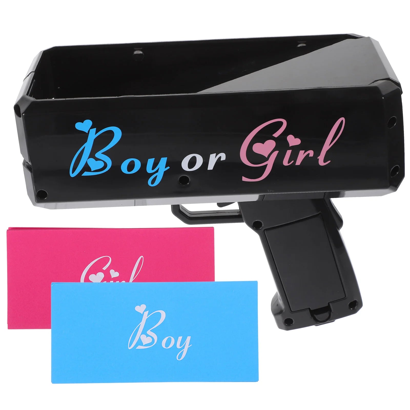 Golden Gender Reveal Money Shooter Toy Baby Shower Party Plaything Paper Sprayer Prop Fun Decorations For Holiday Events