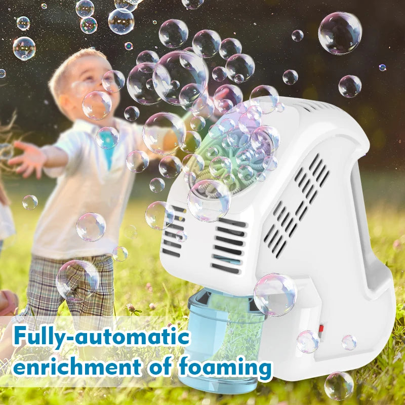 Fully automatic handheld children's bubble toy outdoor wedding party event without battery bubble water