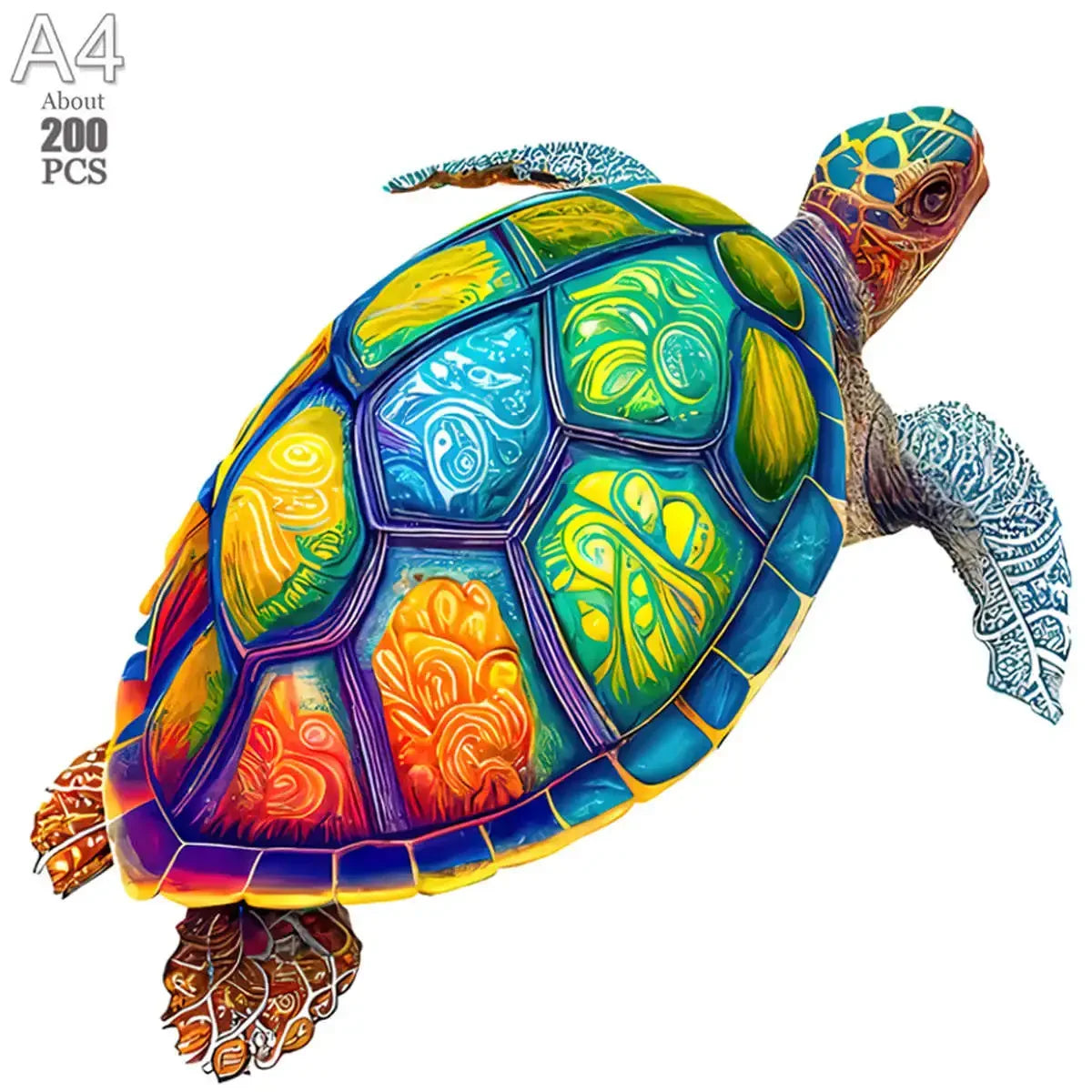 300 Pcs Wooden Puzzles Animal Jigsaw for Adults Kids Mysterious Lion Puzzle Holiday Gifts Interactive Games Toys Wood Jigsaw