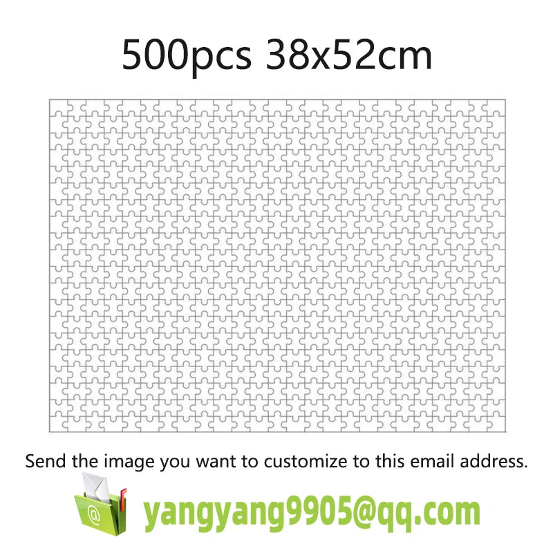 DIY Custom Jigsaw Puzzle Customize Your Own Personalized Picture Puzzle Anniversary Festival Gift Toy 108/200/300/500/1000/1500
