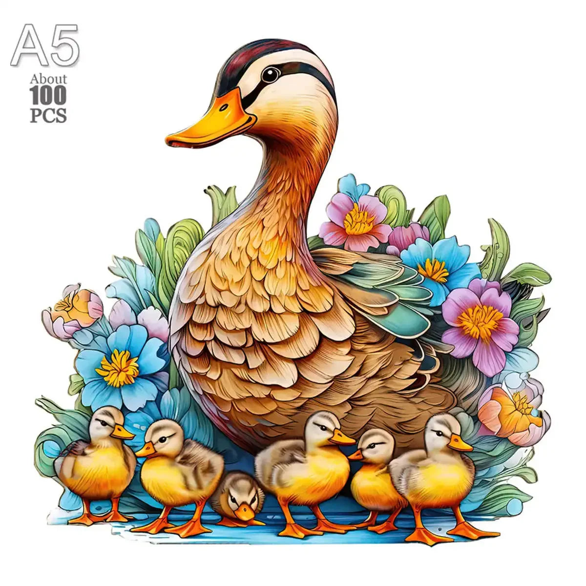 300 Pcs Wooden Puzzles Animal Jigsaw for Adults Kids Mysterious Lion Puzzle Holiday Gifts Interactive Games Toys Wood Jigsaw