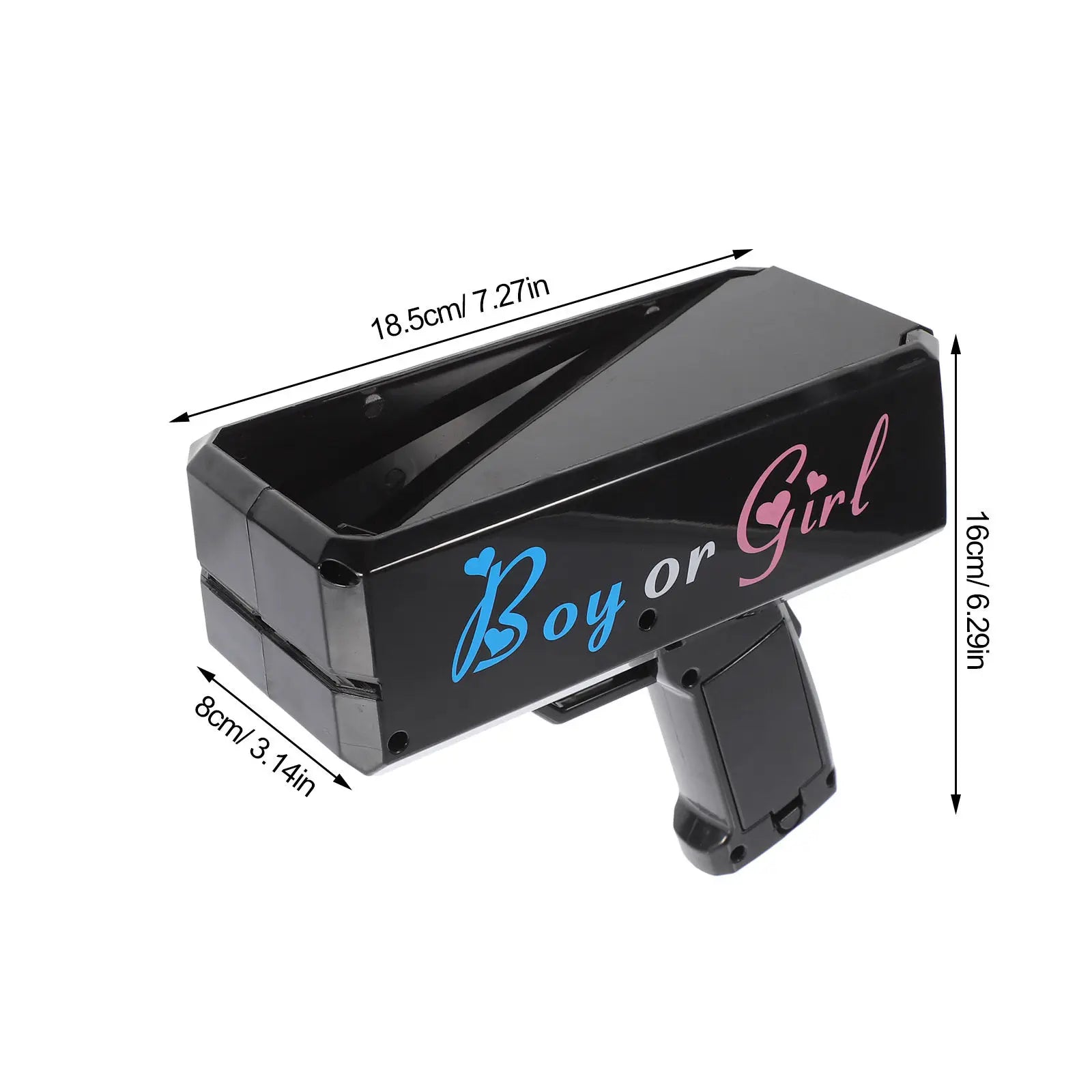 1 Set Money Shooter For Gender Party Supply Or Reveal Prop Plastic Cash Shooter Party Favor Gender Reveal Plaything