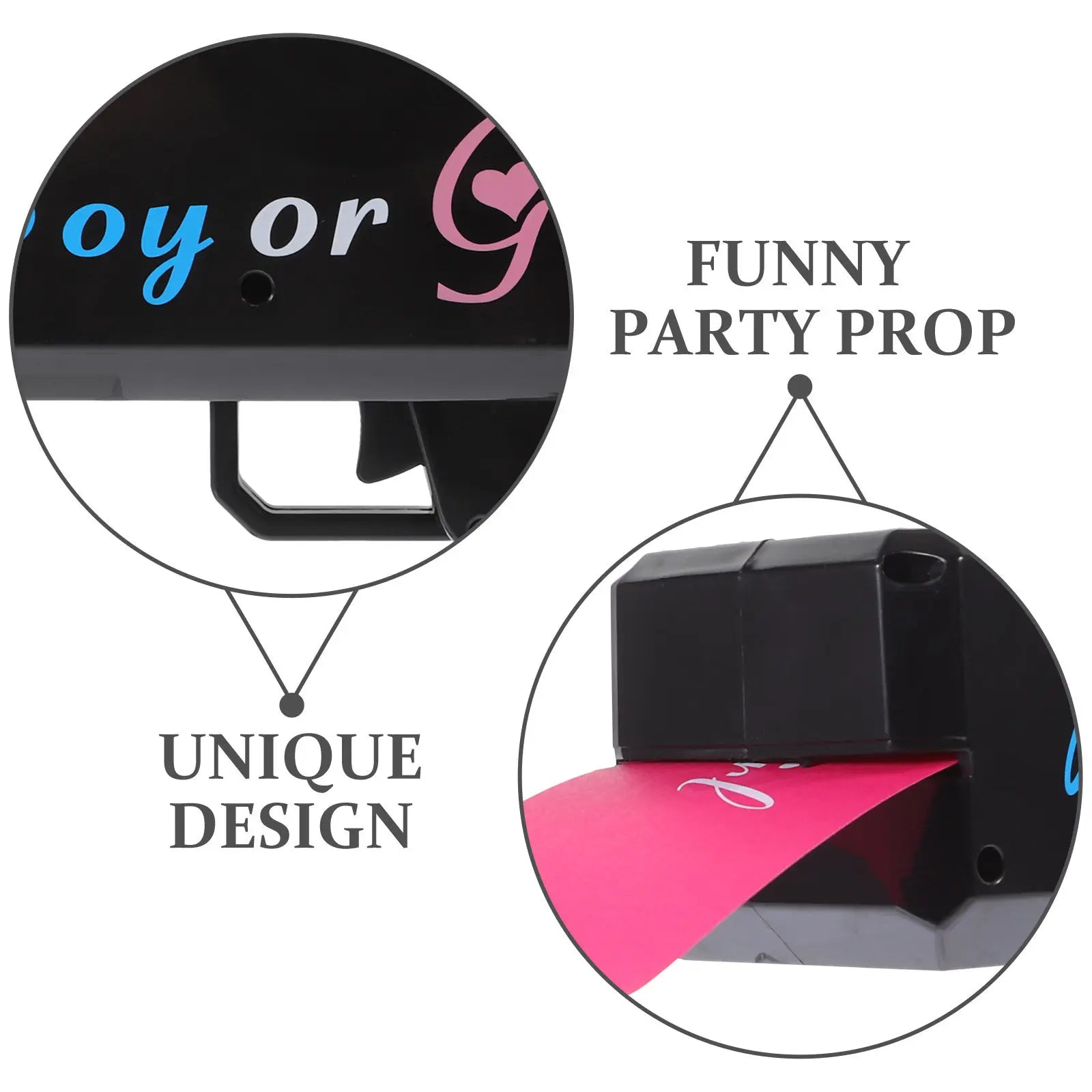 1 Set Money Shooter For Gender Party Supply Or Reveal Prop Plastic Cash Shooter Party Favor Gender Reveal Plaything