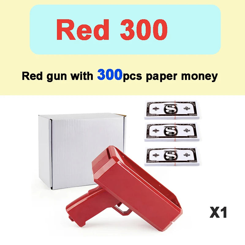 Money Shooter Gun Party Game Spray Money Gun Shooter Bachelor Props Party Supplies Festival Celebration Wedding Decoration
